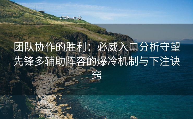 团队协作的胜利：必威入口分析守望先锋多辅助阵容的爆冷机制与下注诀窍