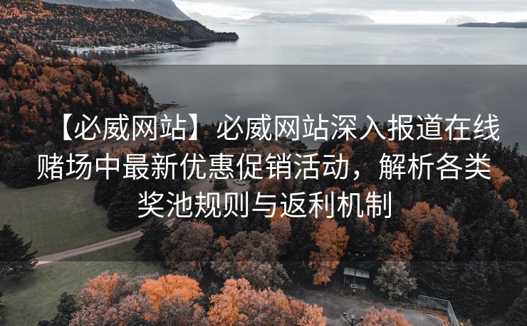 【必威网站】必威网站深入报道在线赌场中最新优惠促销活动，解析各类奖池规则与返利机制